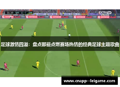足球激情四溢：盘点那些点燃赛场热情的经典足球主题歌曲
