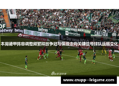 本周德甲阵容调整频繁释放争冠与保级走向关键信号球队战略变化